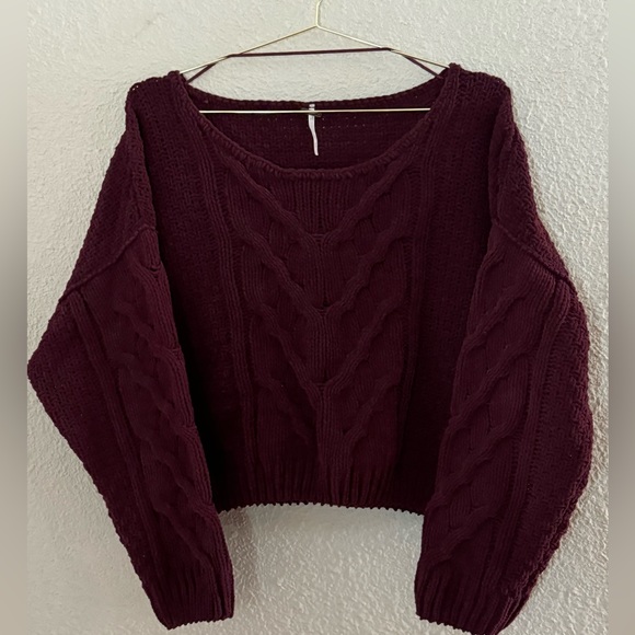 Free People Sweaters - Free People Cable Knit size Medium